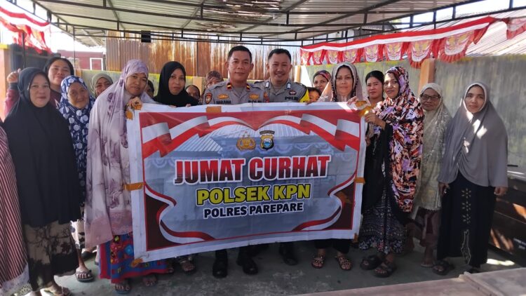 Jumat Curhat Polsek KPN bersama warga Ujung Sabbang Parepare