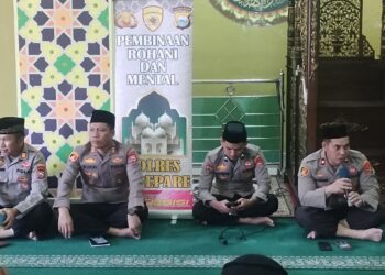 Binrohtal Polres Parepare, Pembinaan Rohani untuk Tingkatkan Kualitas Pelayanan
