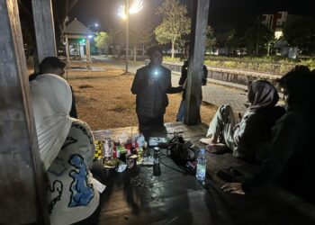 Patroli Blue Light Polres Parepare menyisir wilayah Kota Parepare pada malam hari