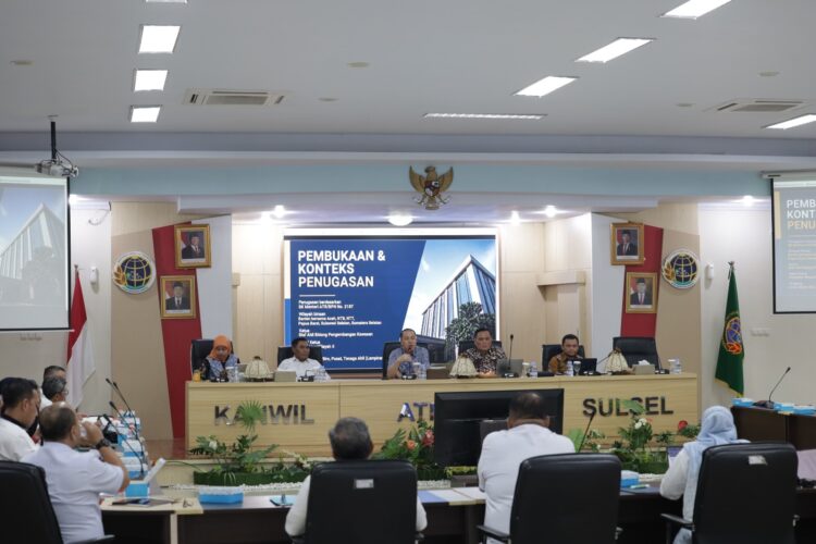 Kantah Kota Parepare Ikuti Monitoring, Evaluasi, dan Pembinaan Kinerja Tahun 2026