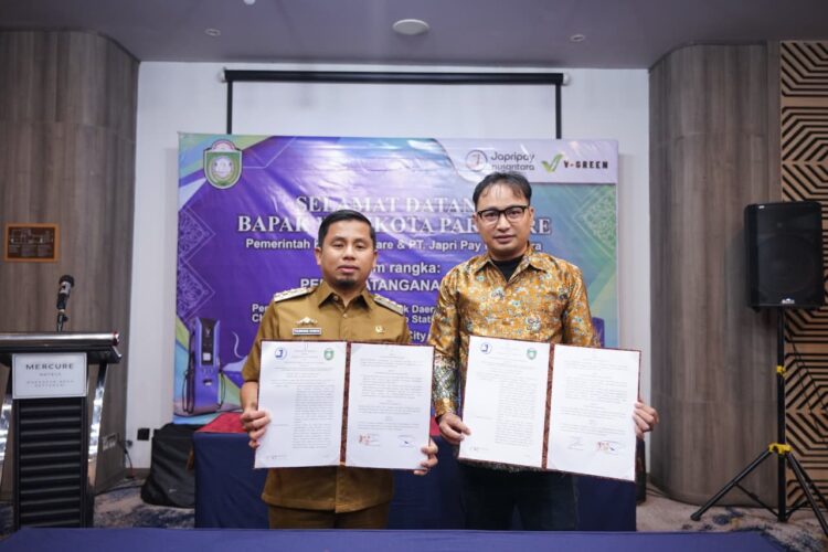 Pemkot Parepare Gandeng PT Japri Pay Nusantara, Siapkan Infrastruktur Kendaraan Listrik