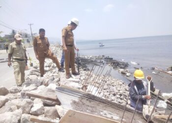 Anggaran Rehabilitasi Tanggul Bandar Madani Rp900 Juta