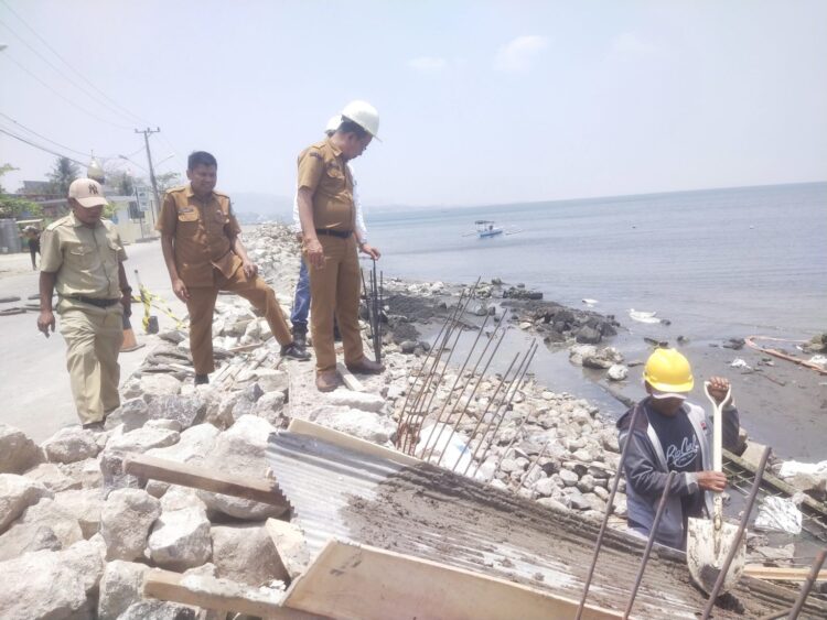Anggaran Rehabilitasi Tanggul Bandar Madani Rp900 Juta