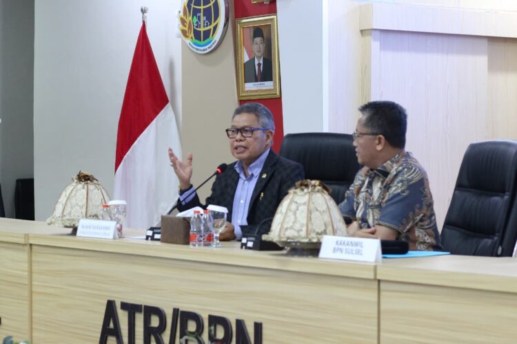 Anggota DPR RI Hadiri Sosialisasi dan Koordinasi Reforma Agraria, PTSL dan Penyelesaian Masalah Pertanahan di Sulsel
